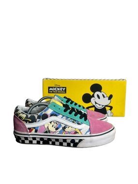 VANS Old Skool 80's Disney Mickey Unisex Shoe Size 7.5 / 6 #B1147